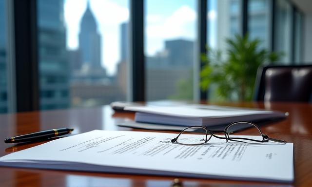 Professional legal consultation office in London